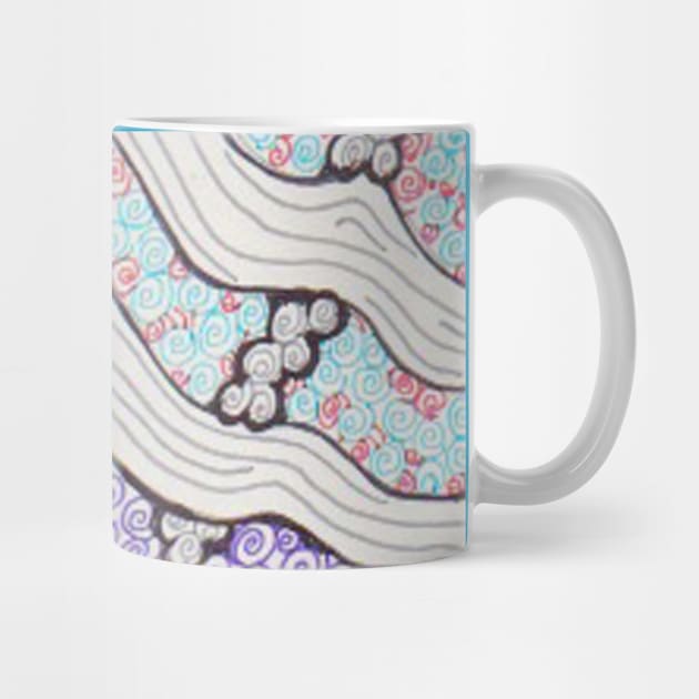 Abstract Spiral Egg Design by Rebecca Abraxas - Brilliant Possibili Tees